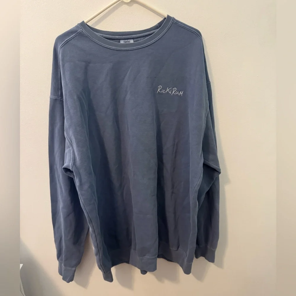 Comfort Colors Sweatshirt in Blue Size 2XL